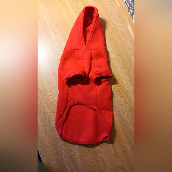 Small Dog Or Large Cat Philadelphia Phillies Red Hoodie Baseball Size XL - Picture 4 of 5